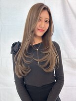 キング 京橋店(K!ng)&nbsp;縮毛矯正髪質改善レイヤーカットハッシュカットダブルカラー
