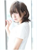 透明感のあるシルキーミディ