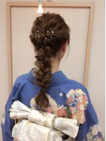 アドゥーヘアー(A do hair) 編みおろしアレンジ