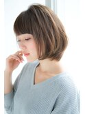【Un ami】 大人・ショートボブ　サイドシルエット 　松井幸裕