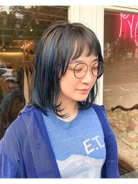 チカシツ(Chikashitsu) blue navy