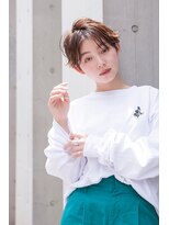 エイミー(Aimee)&nbsp;Aimee センターパートショート×ジンジャーグレージュ