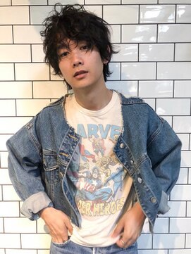 クロム(Chlom) Chlom☆ショートレイヤーくせ毛風パーマスタイル　立川