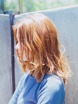 プロデュース 相模原店(Produce) ヌーディーカラー♪センターパート☆無造作カール