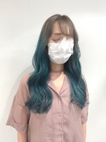 アッシュ 高円寺店(Ash)&nbsp;ミルクティー～ブルーグリーングラデーション