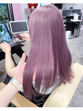 ディーカヘアーセンダイ(Di KA HAIR sendai) pink lavender