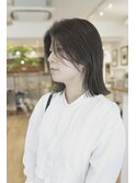 《e's中目黒/代官山美容室》毛流れの美しい大人ボブ