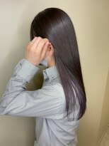 ジーナ 船橋(Zina)&nbsp;オトナ女子ツヤ髪アッシュカラーふんわりミディシースルーバング