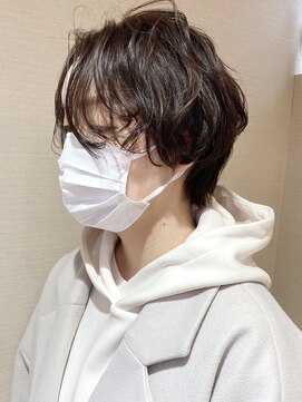 ソルト(Salt) ハンサムショート・パーマ風仕上げ