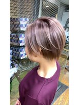 ラフ 難波店(LAFF)&nbsp;#黒髪#ボブルフ#ネビージュ#小顔#ワンレン