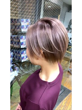 ラフ 難波店(LAFF) #黒髪#ボブルフ#ネビージュ#小顔#ワンレン