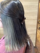 ヘアーメイク トレコローリ(hair make trecolori) 【trecolori  津田沼】インナーミントグレー