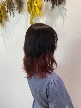 リムヘアーズボウグループ(Rim hairs BEAU group) レッドグラデーション