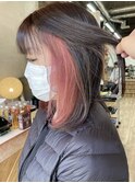 インナーカラーペールピンク angelica天理店【川崎優太】