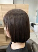 髪質改善ストレートボブ