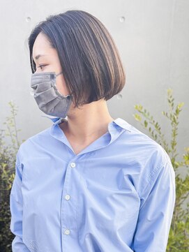 ブランロール 中目黒店(Blanl'or) 大人ガーリー/ダークアッシュ/似合わせカット/レイヤーカット