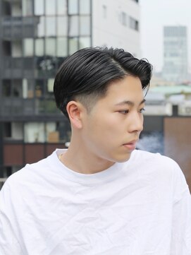 ガズル ハラジュク(GUZZLE HARAJUKU) 成田凌風３wayビジネス七三刈り上げツーブロック黒髪流行