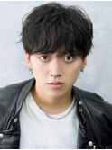 爽やか2ブロックショートマッシュウルブ”ゆるめツイスパ"