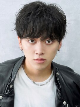 クロムトウキョウ ザ バーバー ネオン 新宿店(CHROM TOKYO the Barber ne/on) 爽やか2ブロックショートマッシュウルブ”ゆるめツイスパ"