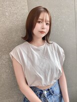 レーヴバイロンド 仙台(Reve by Lond)&nbsp;韓国風ウルフボブ　顔まわりカット　外ハネ