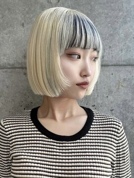 ソル オモテサンドウ 表参道 青山(SOL . OMOTESANDO) ミルクティーベージュダブルカラーケアブリーチインナーカラー