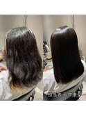 【髪質改善縮毛矯正＋treatment税込¥16500】髪質改善縮毛矯正