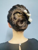 ヒュミ(hymy) ボブの長さでアップスタイル/お呼ばれヘア/和髪