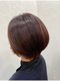 エアリーロング/切りっぱなしボブ/ピンクブラウン/美髪[柏駅]