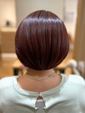 アロマ ヘアルーム 池袋店(AROMA hair room) ピンクブラウンマッシュショートスタイル/池袋/池袋東口