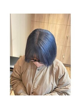 エストヘア 大宮店(est hair) ネイビーグレー/ブルーカラー/20代30代40代