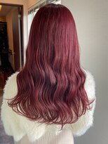 ミルヘアデザイン(mil hair design)&nbsp;ダブルカラーピンクベージュピンクブラウンカラーレイヤーカット