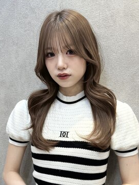 ロンド ロワール 門前仲町(Lond Loire) 韓国レイヤーカット/くびれ巻き/前髪顔周り/セミディ[門前仲町]