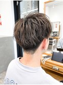 【メンズ★大名】マッシュスタイル×透明感カラー×束感