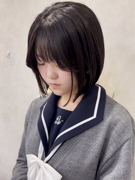 ハイバレーヘアーメゾン(HIGH VALLEY HAIRMAISON) ミニボブショートボブ顔周りレイヤー岡山南中央町