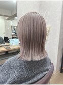 スモーキーベージュ【白髪ぼかしハイライト/宇都宮】