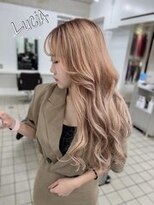 ルシア 京都四条河原町烏丸(LuciA)&nbsp;【レミー100%/54cm】シールエクステ×フォギーベージュ×カット