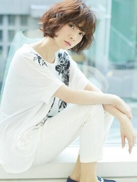 エムスラッシュ アヴェダ 自由が丘(M.SLASH AVEDA) ■M.SLASH自由が丘・51-10■ニュアンスカラー抜け感エアリーボブ