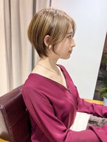 ラミエ バイ メルト 吉祥寺(lamie by melt)&nbsp;*滝田*ショートボブ小顔似合わせミルクティーベージュ吉祥寺