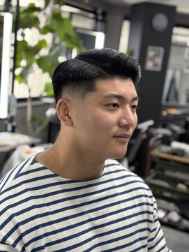 ヘアーラボ 樟葉(Hair Labo) サイドパート スキンフェード 枚方 南楠葉