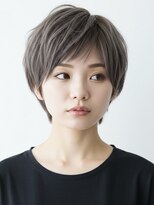 ソードリーフ(swordlief hair&spa) ナチュラルシルバー×カッコ可愛いショートヘア