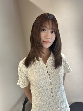 ロンドウェグ(RONND weg) 髪ドラストレート×ミディアムレイヤー