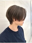 ☆ハンサムショート/センターパート/ぱつっとショート