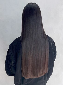 アイティーバイアルバム 松戸店(IT by ALBUM) ロング暗めカラー韓国ヘア顔周りレイヤー_ba444811