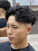 スキルメイト 天神(SKILL MATE)&nbsp;ギャングパーマ スパイラルパーマ スキンフェード