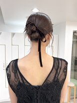 グラフ 銀座(GRAFF)&nbsp;お呼ばれヘア/カチモリ/リボン/ミディアム