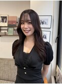 札幌ロング　暗髪大人可愛い韓国レイヤー