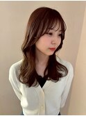 【色抜けも上品☆】フェミニティピンクブラウン☆レイヤーヘア☆
