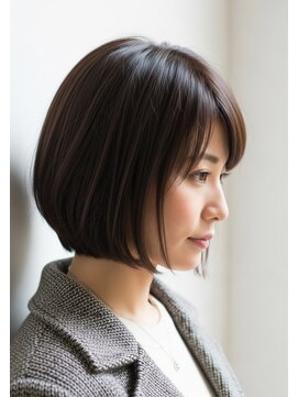 アントワープトーキョー(antwerp TOKYO) 前下りボブ30代40代50代グラデーションボブフェイスレイヤー