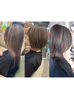 【山科駅5分】“白髪ぼかし”で、自然な仕上がりに♪気になり始めの白髪を活かしたデザインが得意！