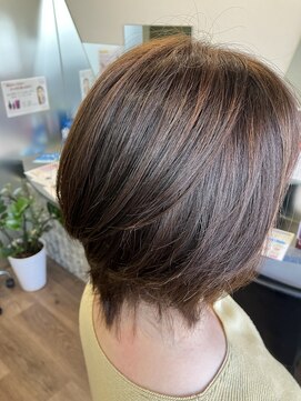 イング(ING) ブリーチなし白髪ぼかしハイライト